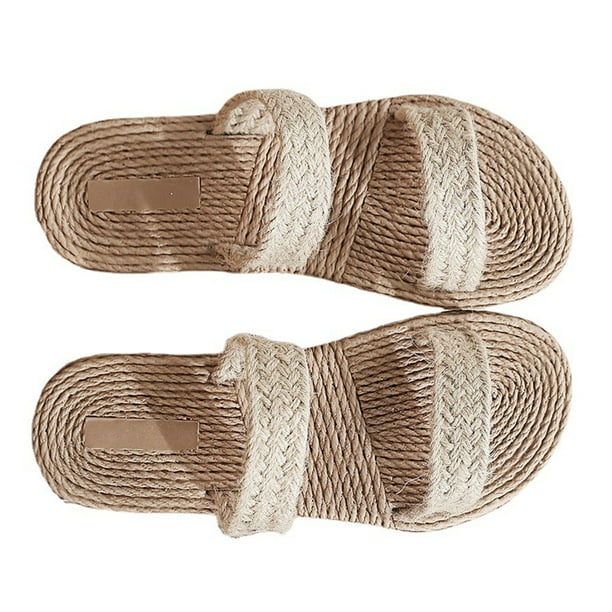 Woven hotsell straw sandals