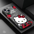thumbnail image 3 of Funda mate de Hello Kitty Kuromi Melody para Apple iPhone, 15, 11, 14, 13, 12 Pro, 7, XR, X, XS, Max, 8 Plus, 6, 6S, SE, 2022, 15Pro, 3 of 5