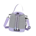 thumbnail image 4 of Bolso bandolera multifunción para botella de agua con correa ajustable y aislamiento térmico. Gris violeta, 4 of 7