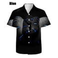 thumbnail image 4 of Camisas de manga corta de moda de verano para hombres, camisa hawaiana con estampado 3D de serpiente, camiseta de playa informal para hombres, camiseta de un solo pecho, 4 of 5