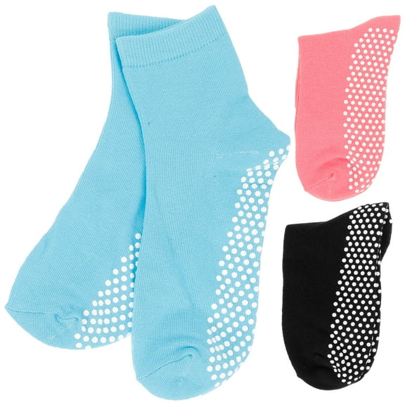 MERRYHAPY Women's Athletic Cotton Socks, Assorted Colors, 3 Pairs - Comfortable, Breathable Sports Socks