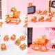 thumbnail image 2 of Simulation Capybara Rocking Chair Model Miniature 6pcs, 2 of 5