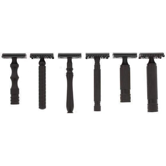 WCS Midnight Collection Razor 88B, Black Stainless Steel-Open Comb