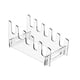 thumbnail image 2 of Soporte para platos de acrílico multicapa extraíble, organizador para utensilios de cocina 5 niveles, 2 of 9
