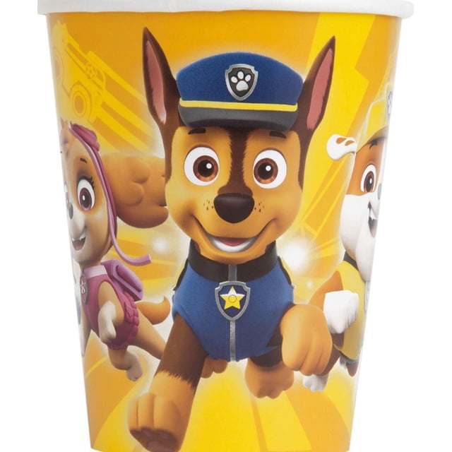 8 gobelets en papier 9 oz PAW Patrol