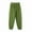 Army Green, variant on Lenpel Boys Girls' Joggers Cotton Elastic Waist Drawstring Tapered Leg Sweatpants Casual Athletic Pants with Pockets(Navy,12-13 Years)