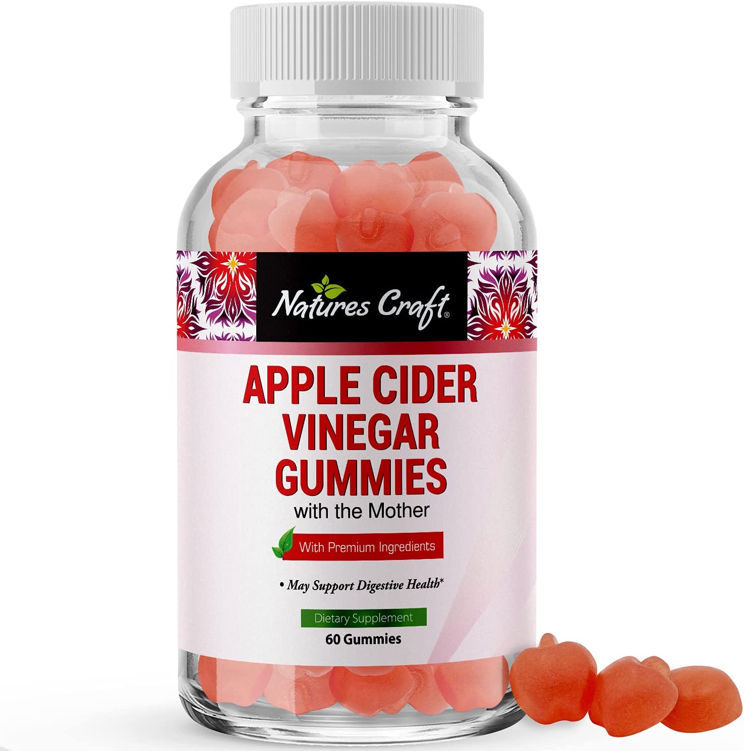 Natural Apple Cider Vinegar Gummies - for Weight Loss ...