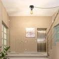 thumbnail image 6 of Kiven Motion Sensor Ceiling Light, Motion Activated Plug-in Ceiling lamp, Industrial Iron Motion Lights, Adjustable Delay Time for Laundry Bathroom Stair Hallway,Pearl Black Finish, 6 of 7