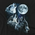 thumbnail image 2 of Howling At The Moon Wolf Pack Unisex Graphic Tee For Men & Women, 2 of 7