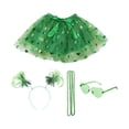 thumbnail image 4 of Conjunto de disfraz de San Patricio, falda tutú decorativa para regalos, recuerdos de fiesta festivos, 4 of 8
