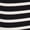 BLACK, variant on Women's Striped Short Sleeve Crew Neck Bodysuit