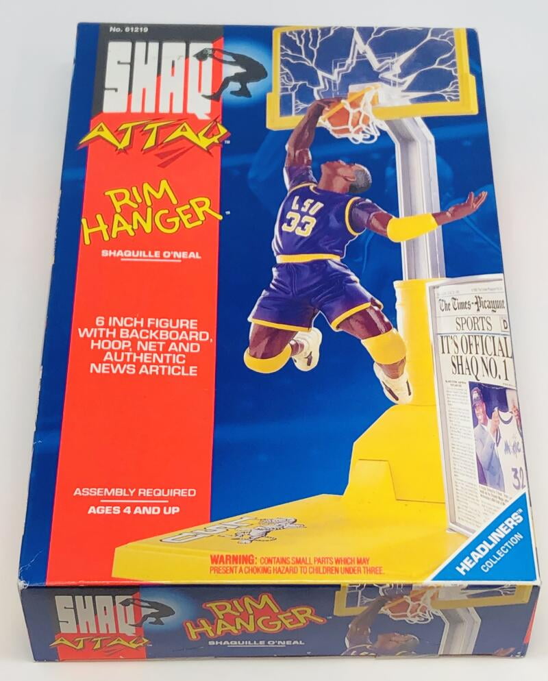 1993 Kenner Shaquille O Neal Shaq Attaq Rim Hanger Action Figure Walmart Com Walmart Com