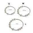 thumbnail image 4 of Bague Perle Anxiété Femmes Hommes Style Simple Perle Couleur Anxiété Rotation Anti-stress Perles en Acier Inoxydable Cuivre Rotation Libre Cadeau Usage Quotidien 17mm, 4 of 8