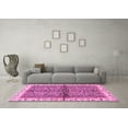 thumbnail image 3 of Ahgly Company Indoor Rectangle Oriental Pink Traditional Area Rugs, 6' x 9', 3 of 4
