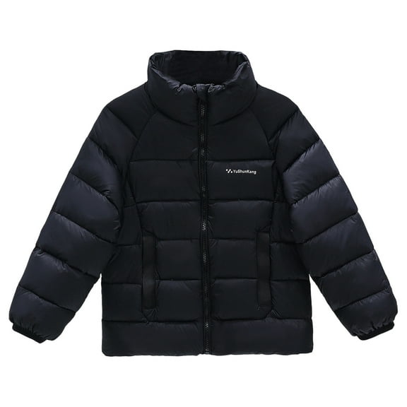 Kiijoy Toddler Boys Padded Coat Stand Up Collar Winter Warm Puffer Jacket, Sizes 2-3