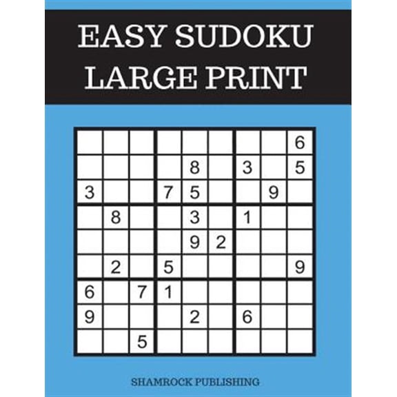 Easy Sudoku Puzzle Books Large Print (Paperback)(Large Print)