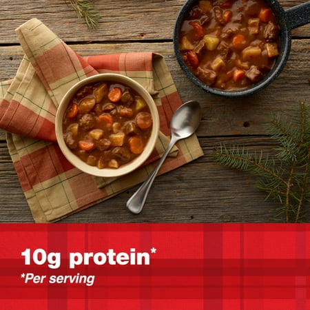 DINTY MOORE Beef Stew with Potatoes & Carrots, Shelf-Stable, 10 grams Protein Per Serving, 15 oz Steel Can