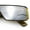 Green - Silver Mirror, variant on Bold Narrow Rectangle Shield Inset Lens 80s Robotic Plastic Sunglasses Slate - Silver Mirror