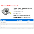 thumbnail image 2 of Vacuum Pump - Compatible with 2005 - 2009 Audi A4 BWT 2006 2007 2008, 2 of 3