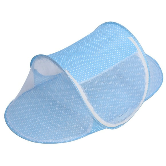 Baby Net  Infant Bed Net   Tent    Net Baby Infant Toddler Foldable  Bed Cot Portable Travel Netting Canopy  Net Tent Blue