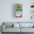thumbnail image 2 of Trademark Fine Art Karen Fields Palm Tree Wimsy I Canvas Wall Art - 12x24, 2 of 5