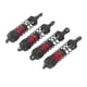 thumbnail image 3 of Cuatro amortiguadores de automóviles RC aleación de aluminio estable amortiguador delantero y trasero de alta elasticidad LC Racing 1 / 14 1 / 16 rojo, 3 of 10