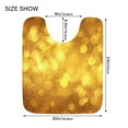 thumbnail image 5 of IAUYY Set of 2 Inch Bath Mat Thick Soft Plush Shower Mat TPR Backing Material Non Slip Bath Mats for Bathroom for Tub Shower Hotel A Vague Golden Light, 5 of 9
