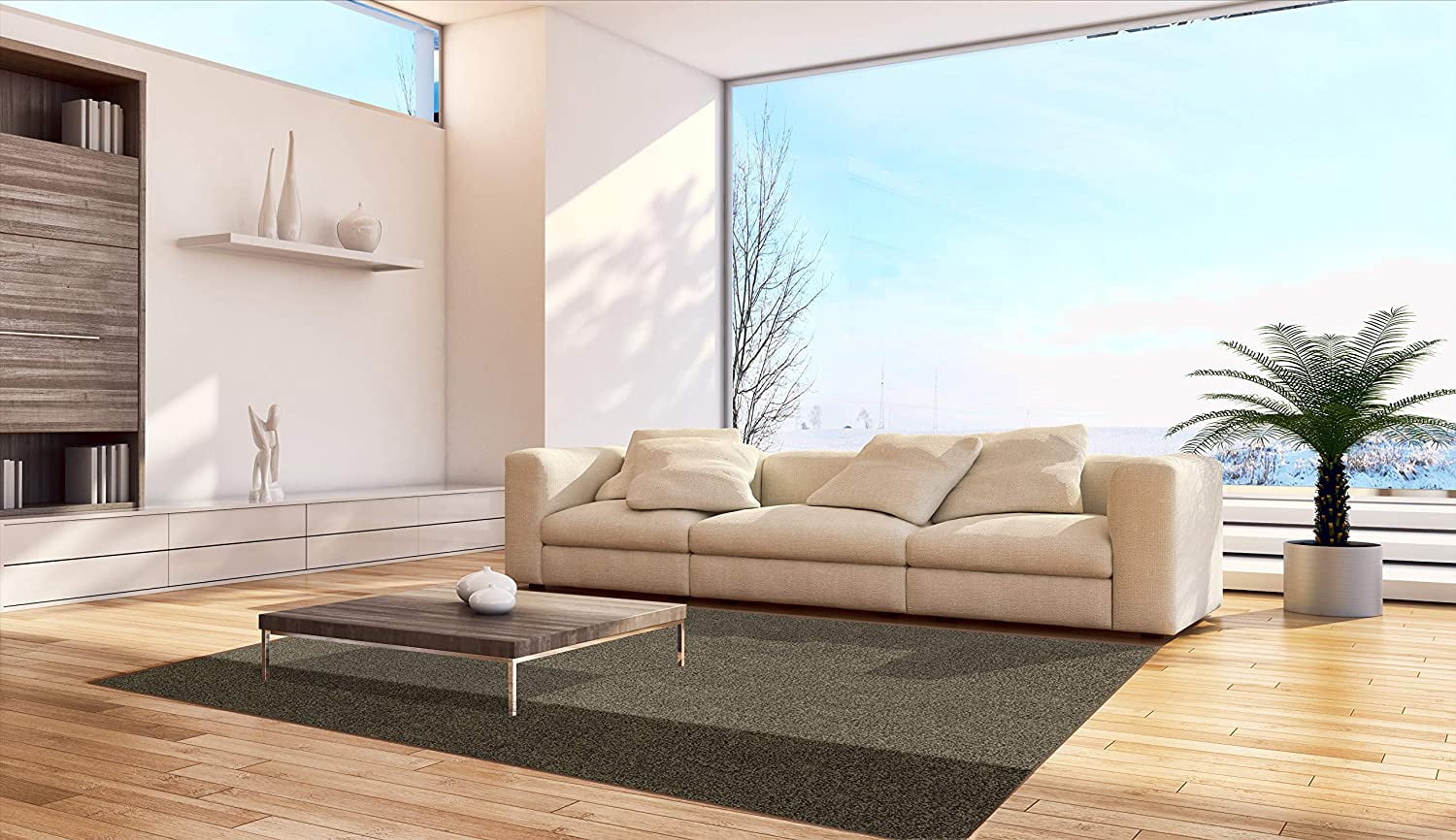 11' x 12' Speckled Agate Soft and Cozy Solution Dyed Polyester Area Rugs and Runners (Color: Agate)