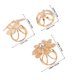 thumbnail image 2 of YSNOOWE 3Ud Anillos Para Bufandas Dorados Con Elegantes Para Mujer Sujeta Pañuelos Y Chalinas, 2 of 6