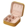 thumbnail image 4 of Jeyry Box Organizador de joyería Examen de almacenamiento de almacenamiento portátil Caja de almacenamiento para collar antes de boda de aretes de naranja, 4 of 8