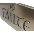thumbnail image 5 of WIld Goose Traditional Irish Blessing Fáilte Sign and Shamrock Resin Cast Coated In Bronze 8” L x 4” W Irish Welcome Wall Decor Plaque Made in Ireland, 5 of 5