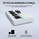thumbnail image 5 of Controlador de Teclado MIDI M-VAVE 25 teclas USB Blanco, 5 of 9