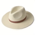 thumbnail image 5 of jiaxiM Fedora Hats for Men Women Straw Short Brim Trilby Panama Hat Summer Casual Beach Sun Cap, 5 of 5