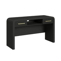 Picket House Furnishings Woodridge Dressing Table in Black with Grain