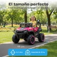 thumbnail image 3 of Buggy Eléctrico Infantil YEI Blaze Rosa con 2 Motores, Control Parental, Luces LED, Música Bluetooth, Velocidad 5 km/h, Soporta 30 kg, Ideal para Exterior, 3 of 8