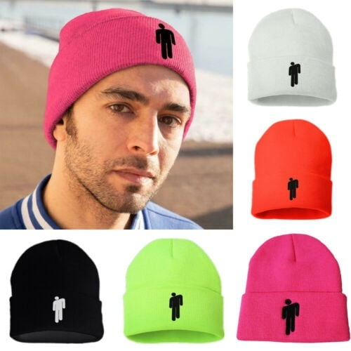 Fashion Billie Eilish Women Men Unisex Beanie Stickman Knit Cap
