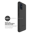 thumbnail image 2 of Body Glove Cadence Black Case with Built-In Antimicrobial Protection for Samsung Galaxy A21, Black, 2 of 5
