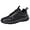 Black, variant on Women and Men Sneakers Couple Fashion Summer New Pattern Solid Color Mesh Breathable Comfortable Lace Water Shoes Adult