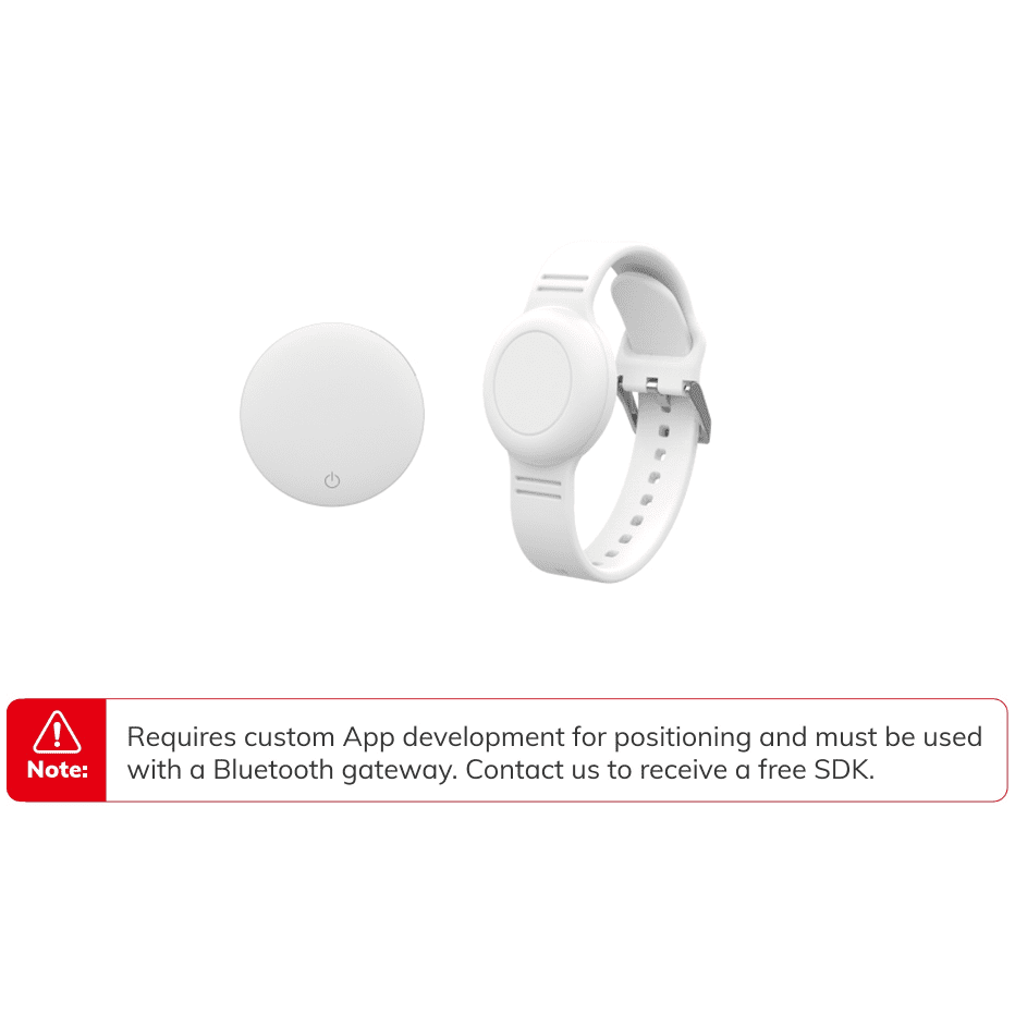 3PCS MWB01 dynamic tag ble wireless iot devices ibeacon Ultra-Thin IP67 bluetooth beacon with NFC and accelerometer sensor for personnel management