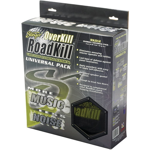 Overkill 12-Foot 1/pack 32-Inch x 54-Inch Stinger RKO12 Overkill 0.25-Inch Foam Damping Mat 