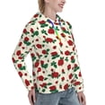 thumbnail image 6 of Haiem Rose Flowers for Men's Fashion Hoodies & Sweatshirts with Kangaroo Pocket,Hooded Sweatshirt with Eye-catching Drawstrings-X-Large, 6 of 7