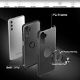 thumbnail image 6 of Galaxy A13 5G Case, Samsung Galaxy A13 5G Case with HD Screen Protector,  [Military Grade] Shockproof Protection Case with 360° Magnetic Ring Holder Kickstand Case for Samsung A13 5G, Black, 6 of 16