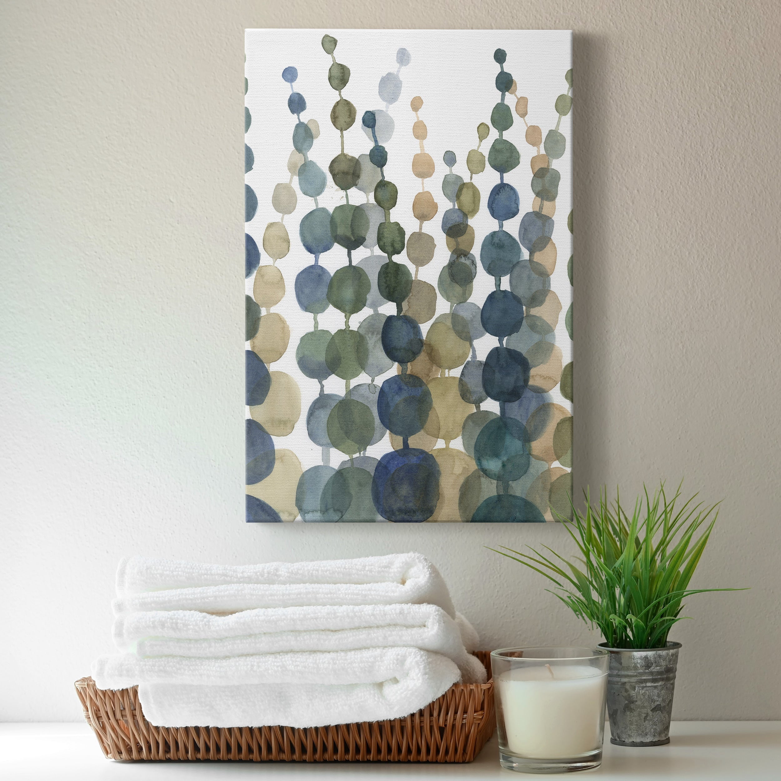 Pompom Botanical II Premium Gallery Wrapped Canvas - Ready to Hang