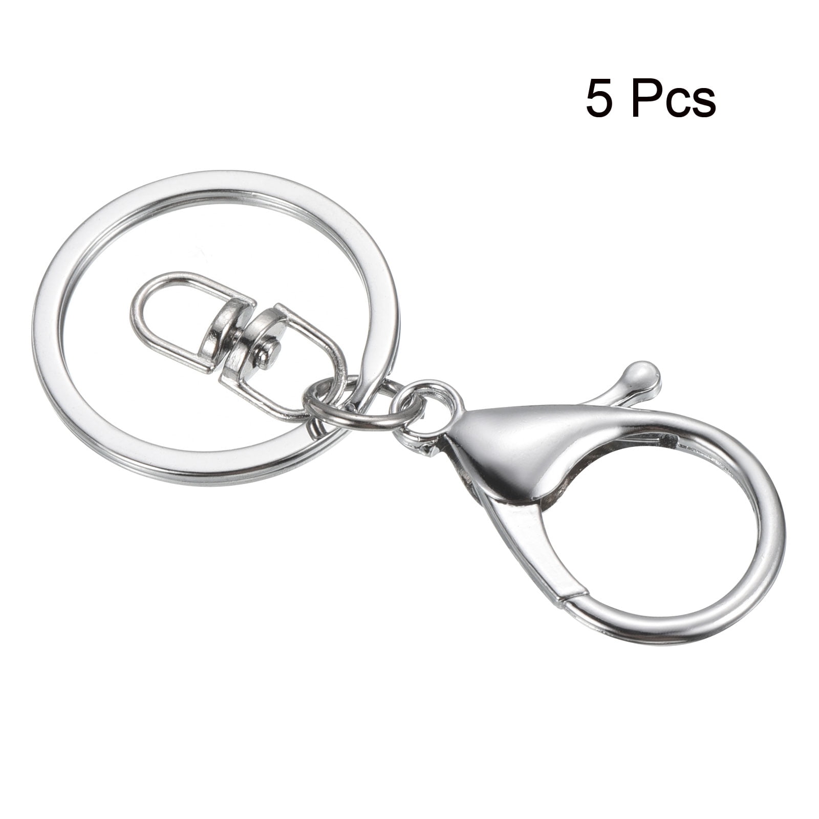 Uxcell Key Chain Ring Lobster Clasp Keyring Trigger Clip Keychain