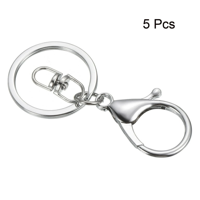 Uxcell Key Chain Ring Lobster Clasp Keyring Trigger Clip Keychain