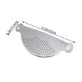thumbnail image 3 of Stainless Steel Pot Pan Drainer Spaghetti Pasta Strainer Easy Kitchen Tool 1 Set, 3 of 3