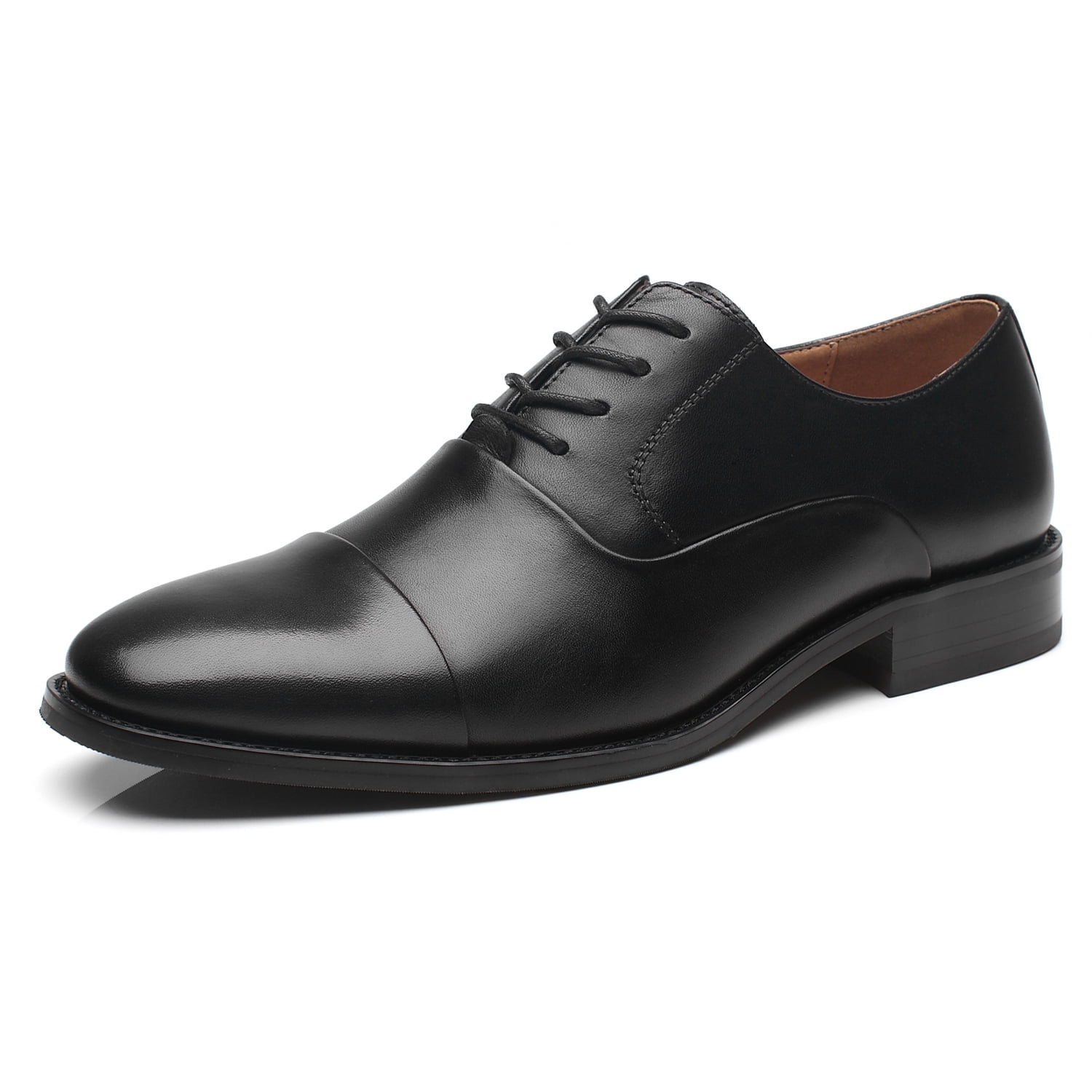 La Milano La Milano Mens Leather Updated Classic Cap Toe
