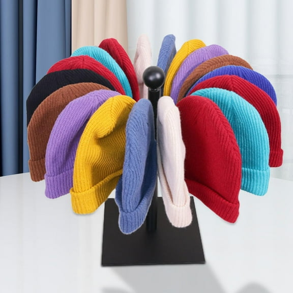 freneci Decorative Tabletop Hat Rack Iron Swim Cap Hanger for Bedroom Office Dresser