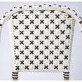 thumbnail image 2 of Butler 5398295 Tenor Rattan Dining Chair, White & Black - 21 x 22 x 35.50 in., 2 of 11