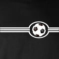 thumbnail image 3 of CafePress - Soccer Ball And Stripes Long Sleeve Dark T Shirt - Long Sleeve Dark T-Shirt, 3 of 4